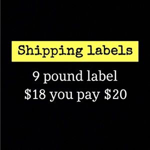 Shipping label 9lb